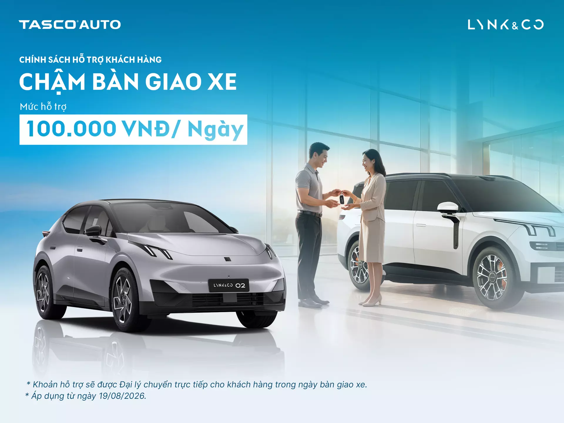 Chủ xe Lynk & Co nhận tiền mặt nếu hãng chậm giao xe